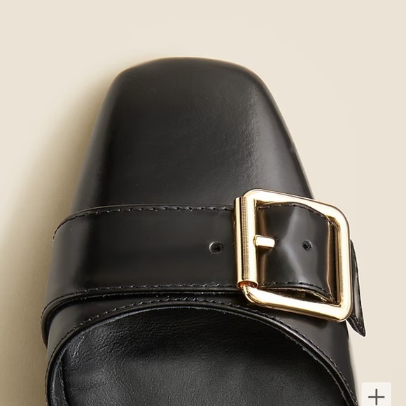J Crew Maisie buckle heels in Italian leather CC053